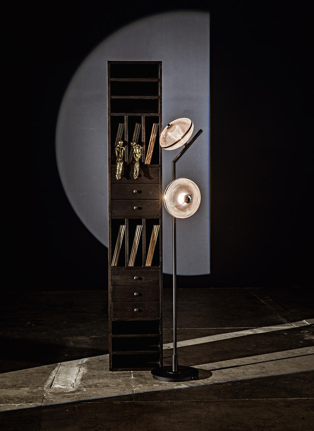 NOIR Gibson Floor Lamp Black Steel