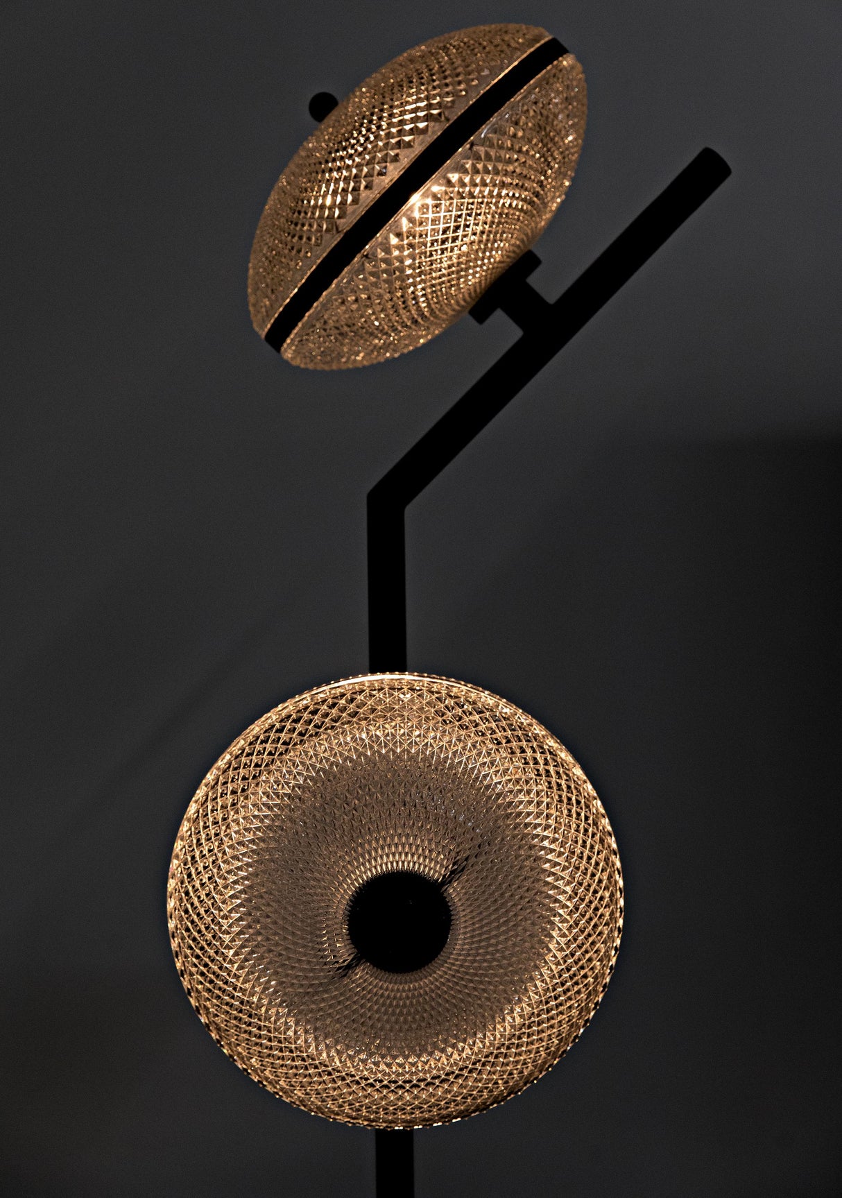 NOIR Gibson Floor Lamp Black Steel