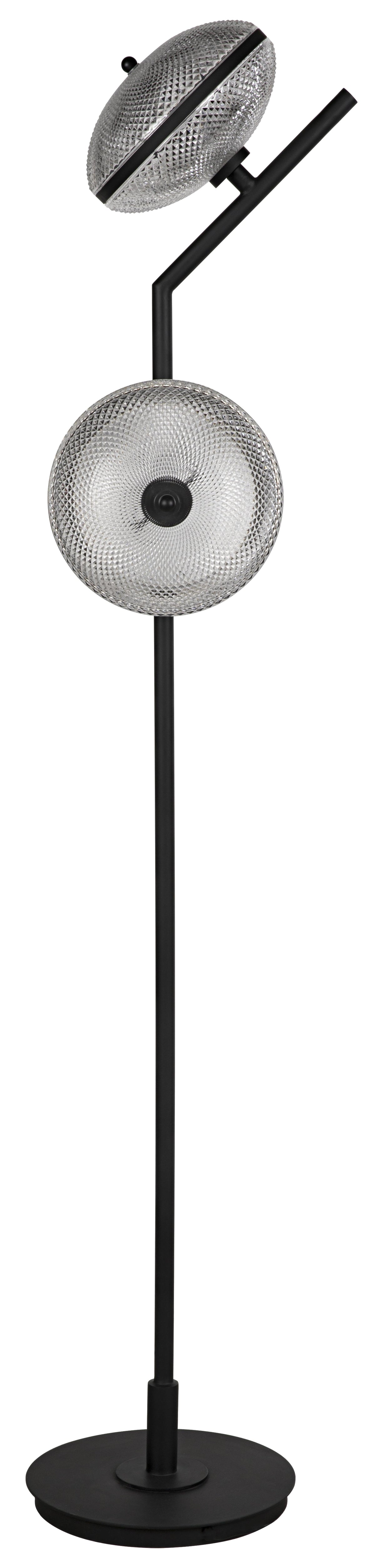 NOIR Gibson Floor Lamp Black Steel