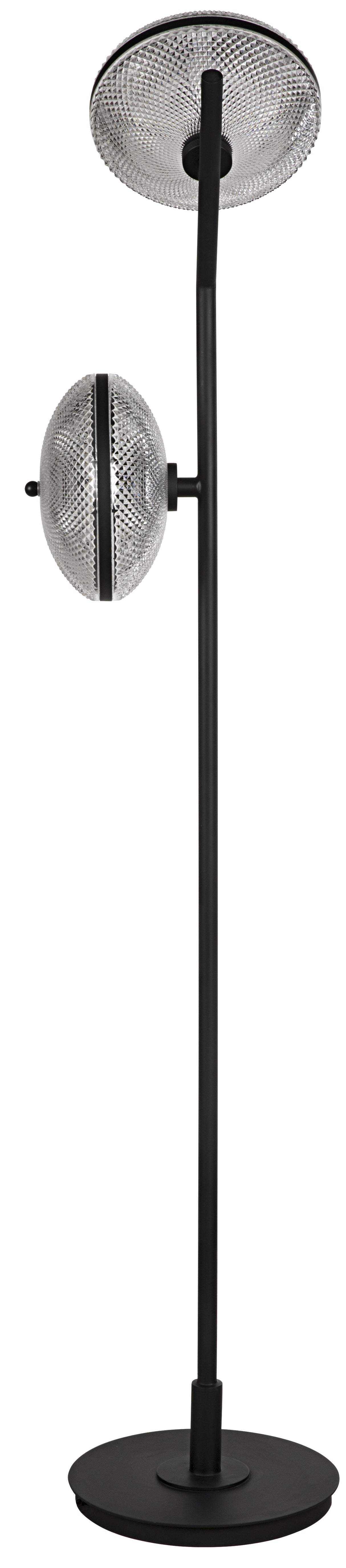NOIR Gibson Floor Lamp Black Steel