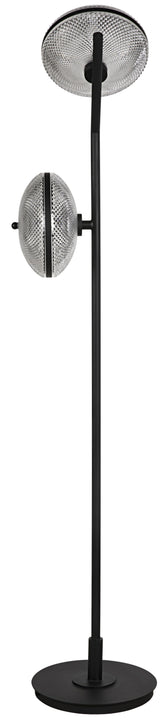 NOIR Gibson Floor Lamp Black Steel