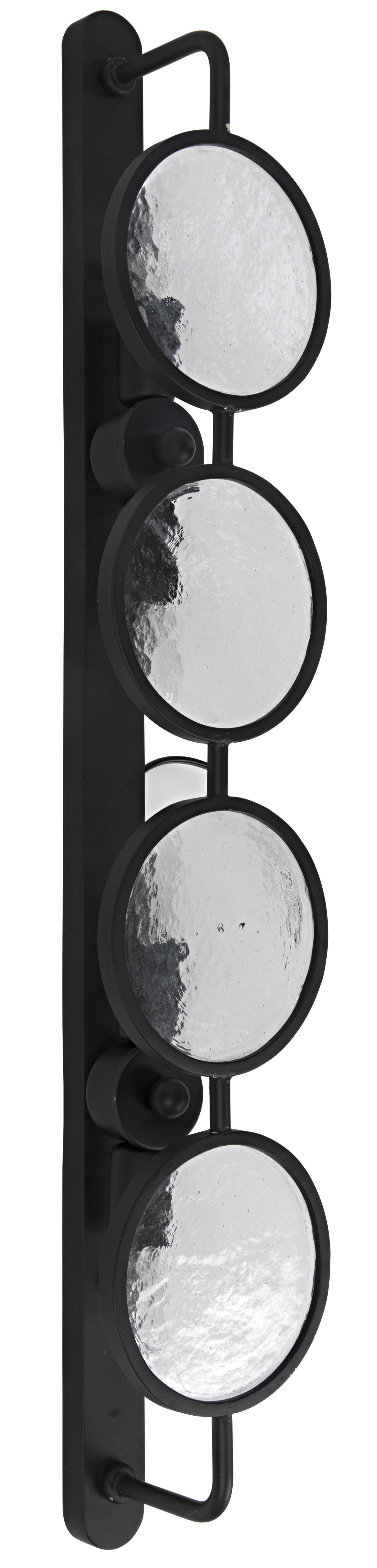 NOIR Ordo Sconce Black Steel
