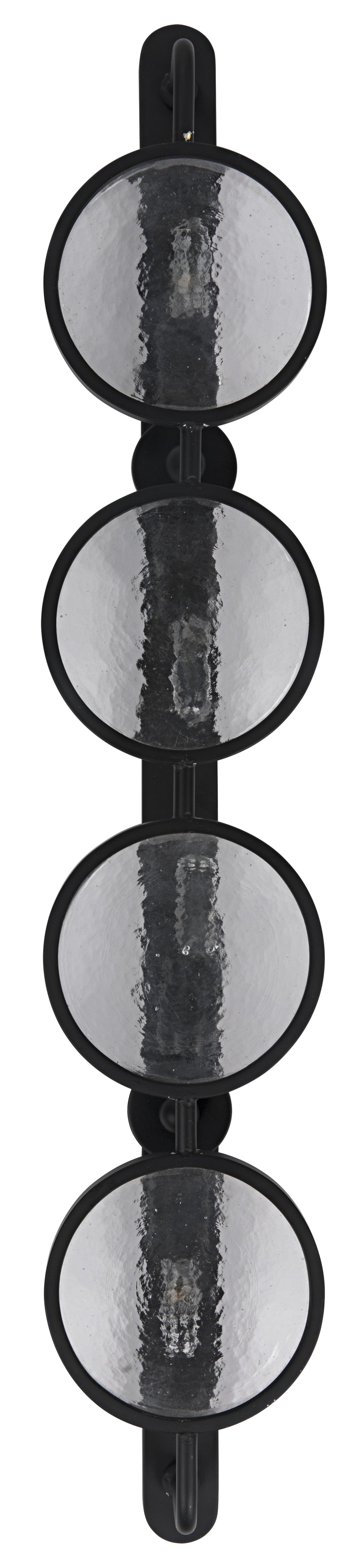 NOIR Ordo Sconce Black Steel