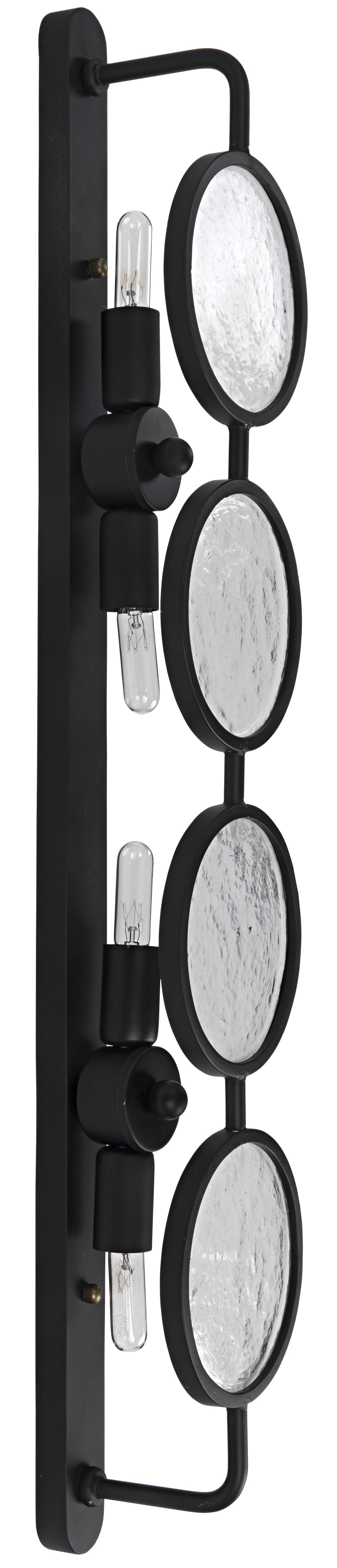NOIR Ordo Sconce Black Steel