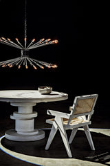 NOIR Lampberto Chandelier Black Steel
