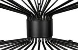 NOIR Lampberto Chandelier Black Steel