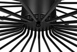 NOIR Lampberto Chandelier Black Steel