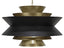 NOIR Arion Pendant Steel with Brass Finish