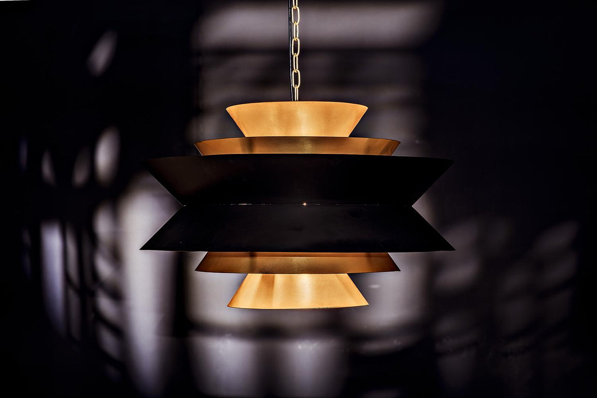 NOIR Arion Pendant Steel with Brass Finish