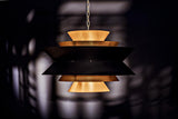 NOIR Arion Pendant Steel with Brass Finish