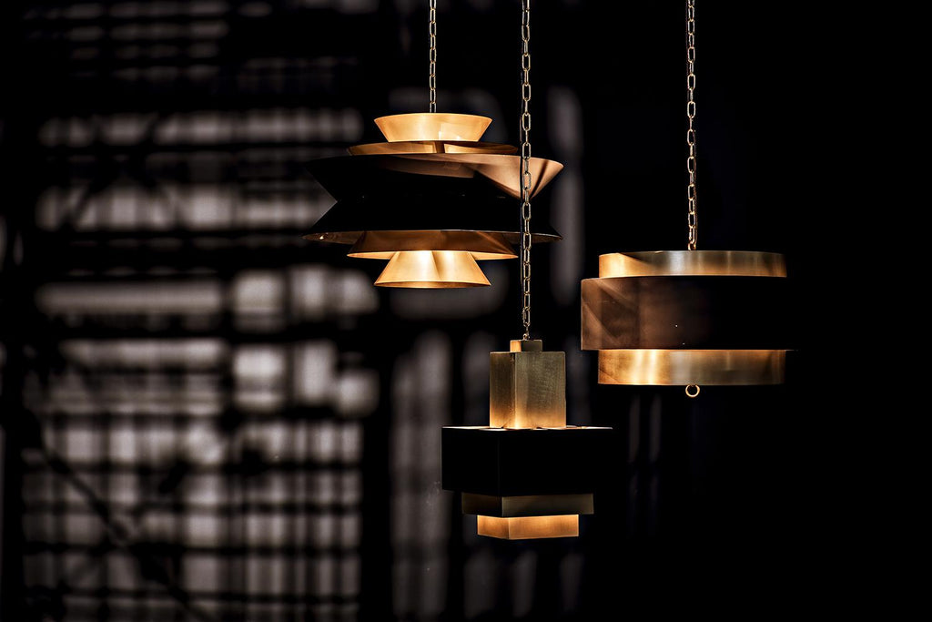 NOIR Arion Pendant Steel with Brass Finish