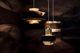 NOIR Arion Pendant Steel with Brass Finish
