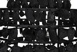 NOIR Vulcan Chandelier Black Steel with Black Glass