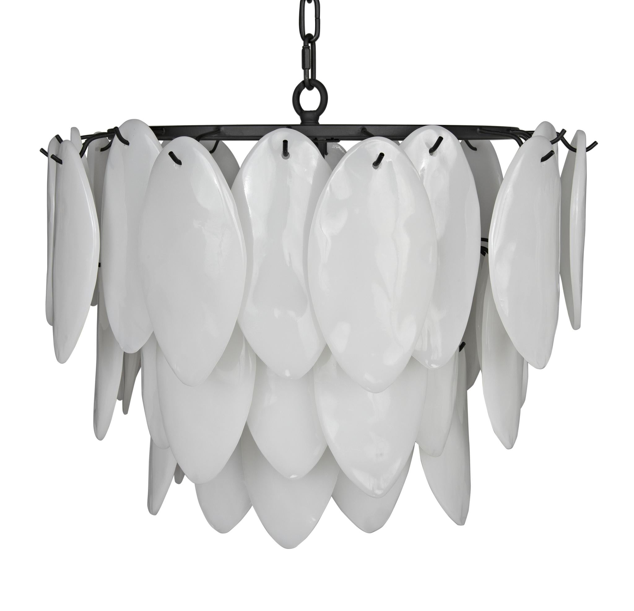 Noir Lotus Chandelier