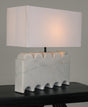 NOIR Darth Lamp with Silk Shade