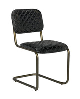 NOIR 0037 Dining Chair Steel and Leather
