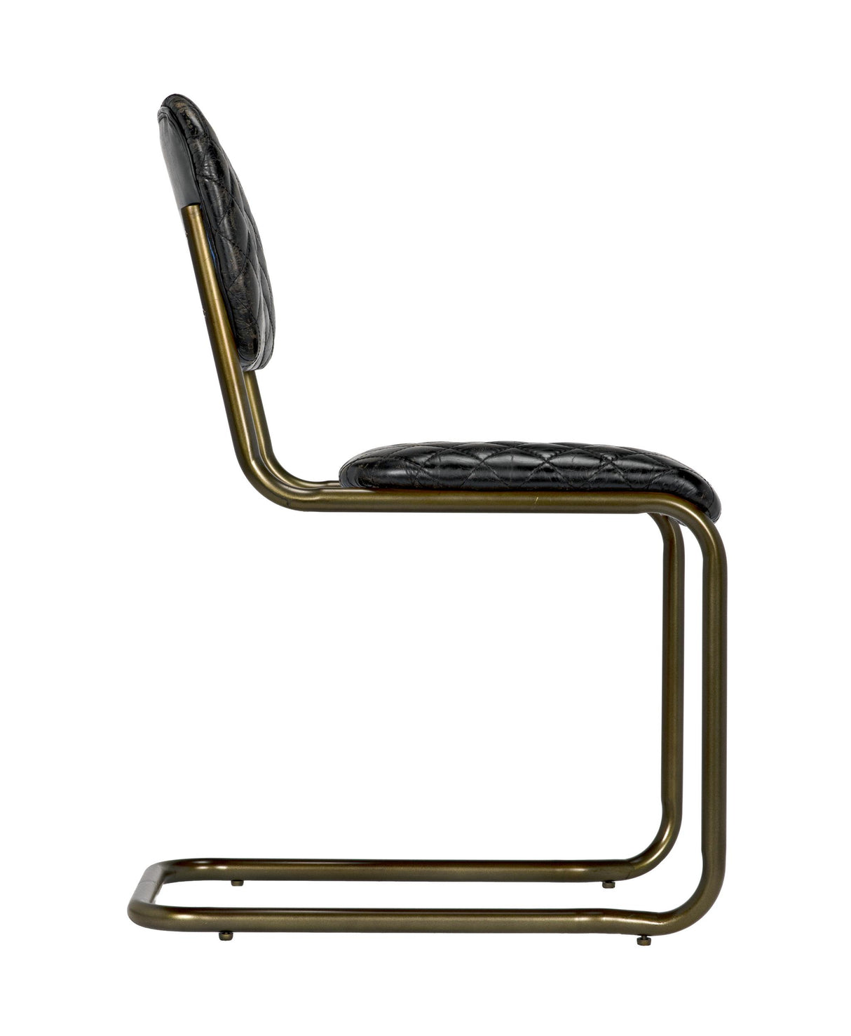 NOIR 0037 Dining Chair Steel and Leather