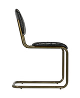 NOIR 0037 Dining Chair Steel and Leather