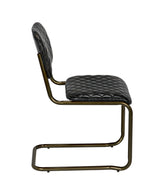 NOIR 0037 Dining Chair Steel and Leather