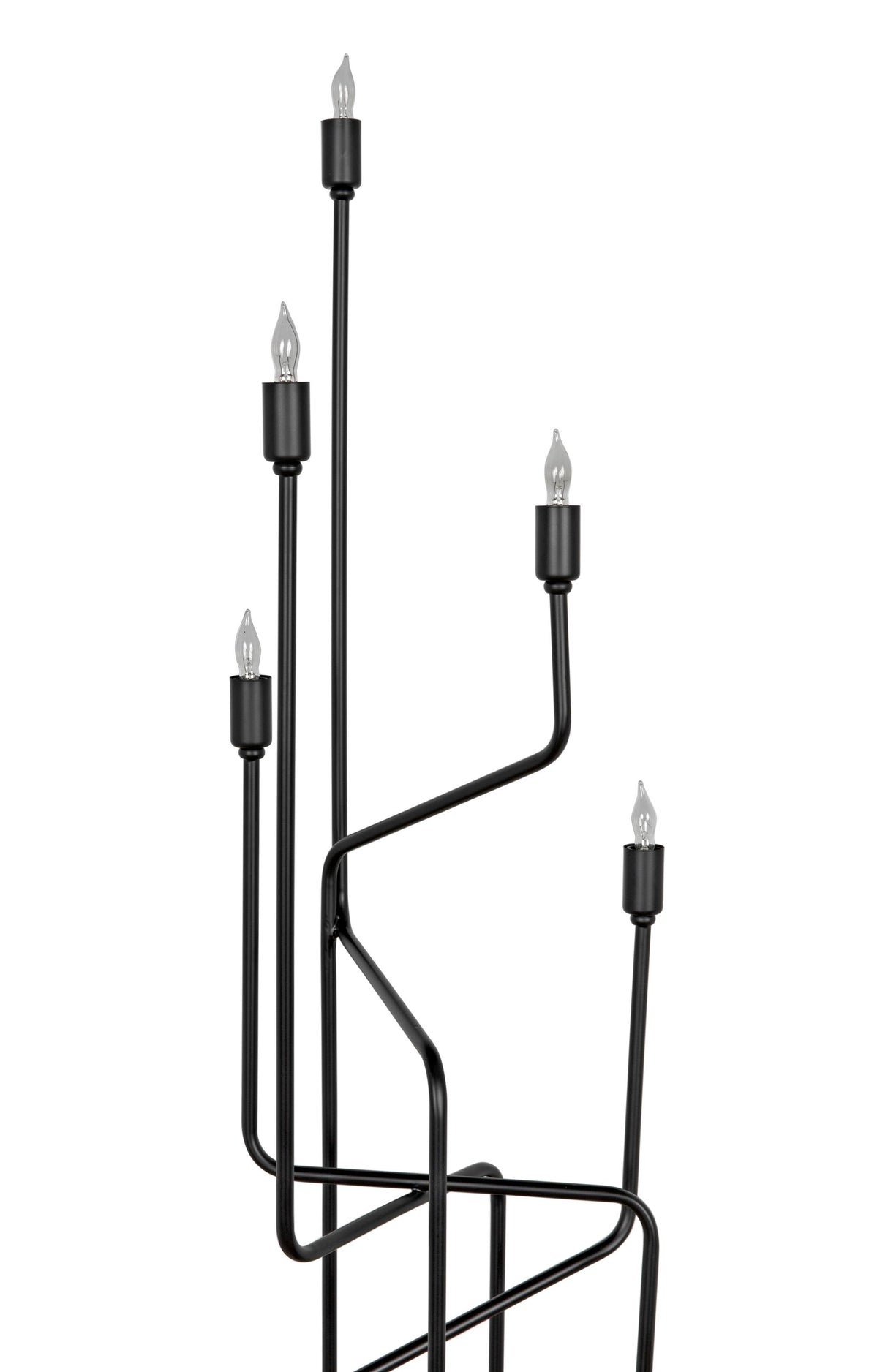 NOIR Moriarty Floor Lamp Black Metal