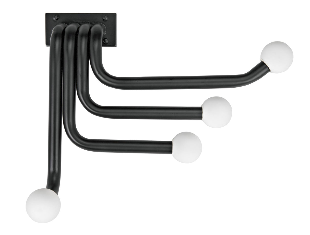 NOIR Sweeny Sconce Black Metal