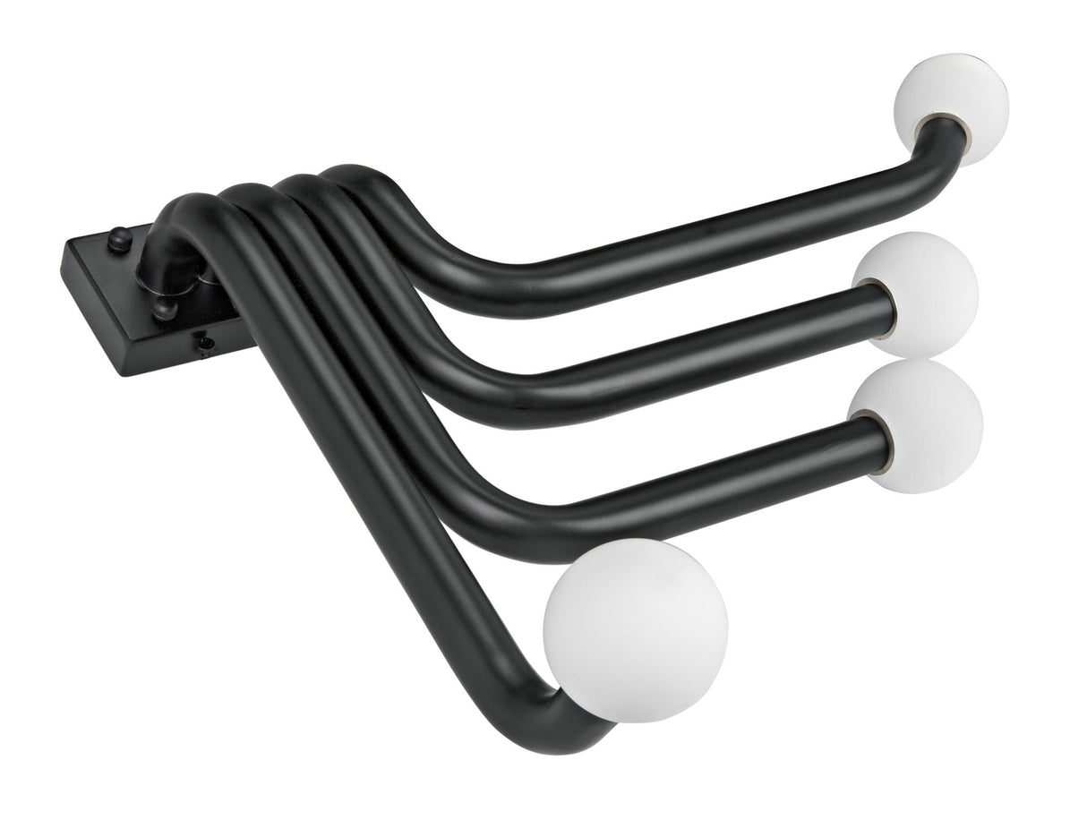 NOIR Sweeny Sconce Black Metal