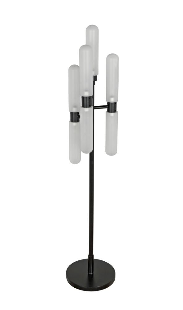 NOIR Dominique Floor Lamp Black Metal