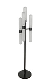 NOIR Dominique Floor Lamp Black Metal