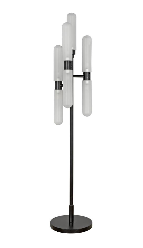 NOIR Dominique Floor Lamp Black Metal