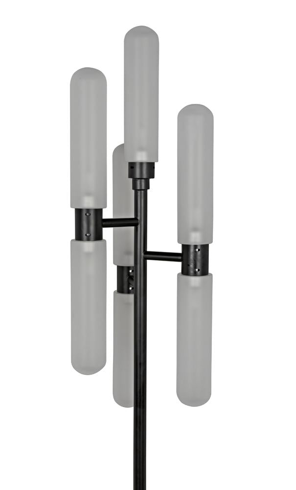 NOIR Dominique Floor Lamp Black Metal