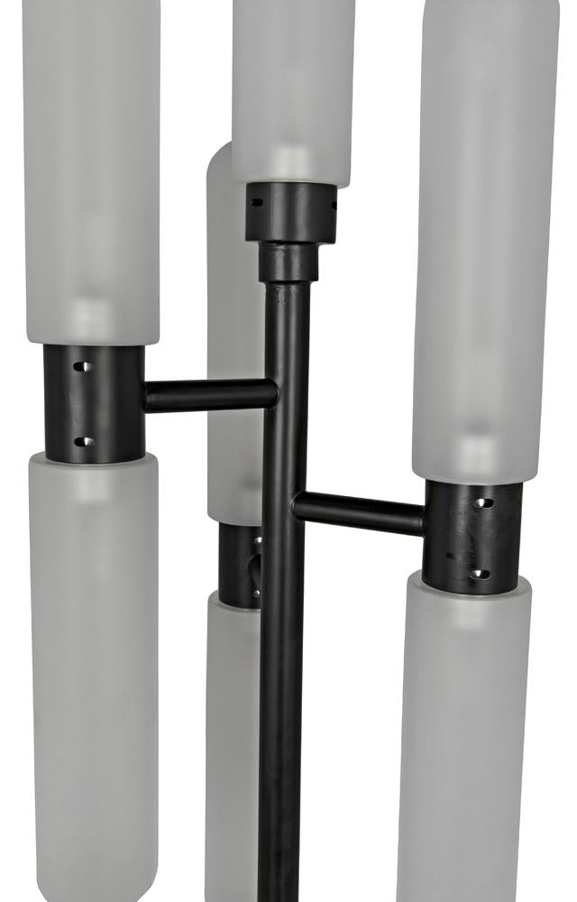 NOIR Dominique Floor Lamp Black Metal