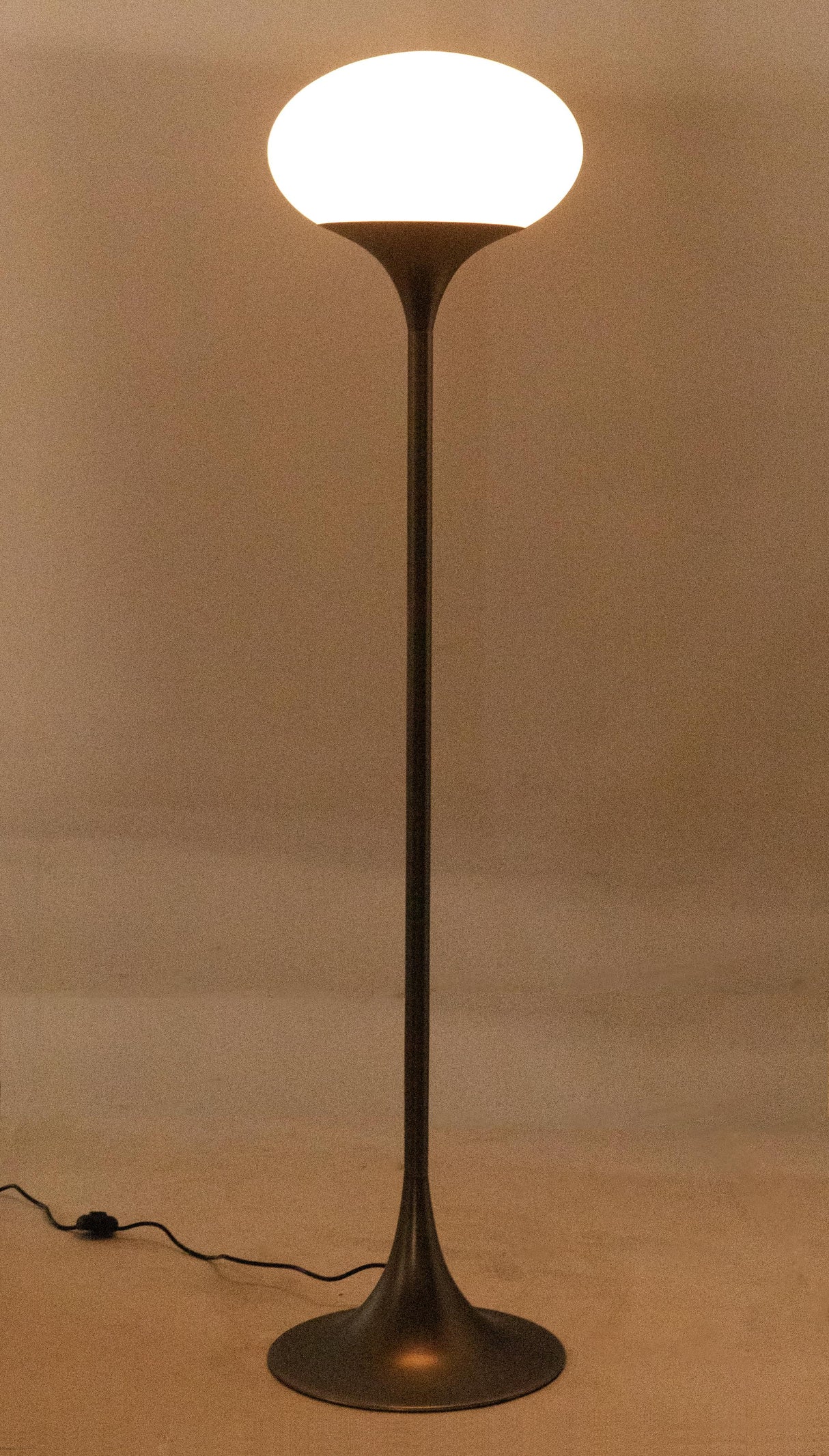 NOIR Drop Floor Lamp Gun Metal Finish