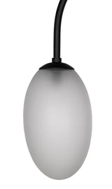 NOIR Swan Floor Lamp Black Steel