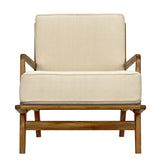 NOIR Allister Chair Teak and Rattan