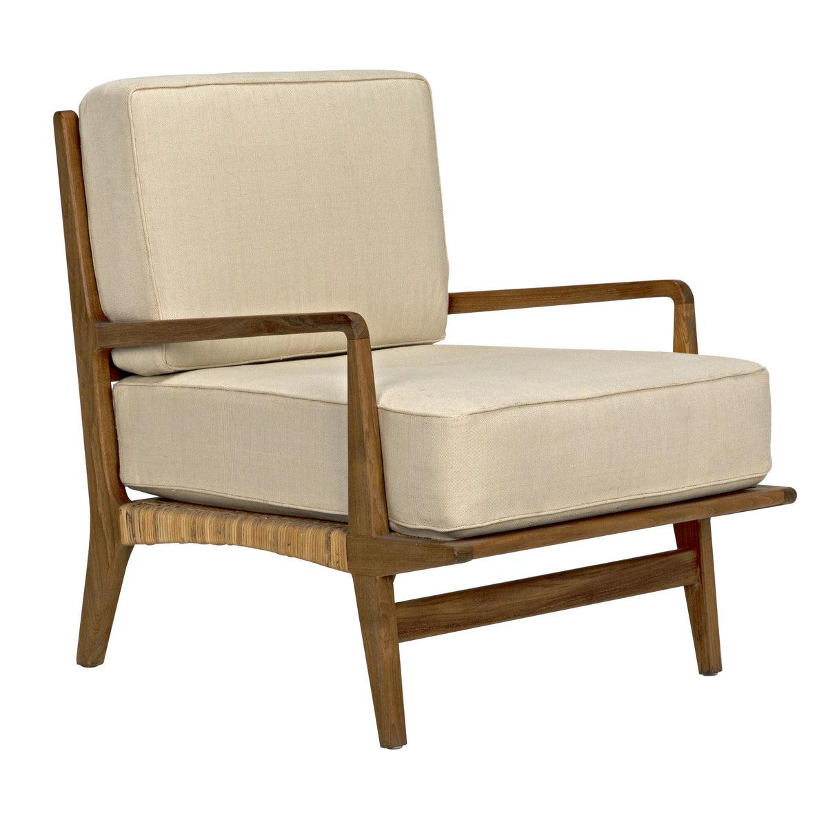 NOIR Allister Chair Teak and Rattan