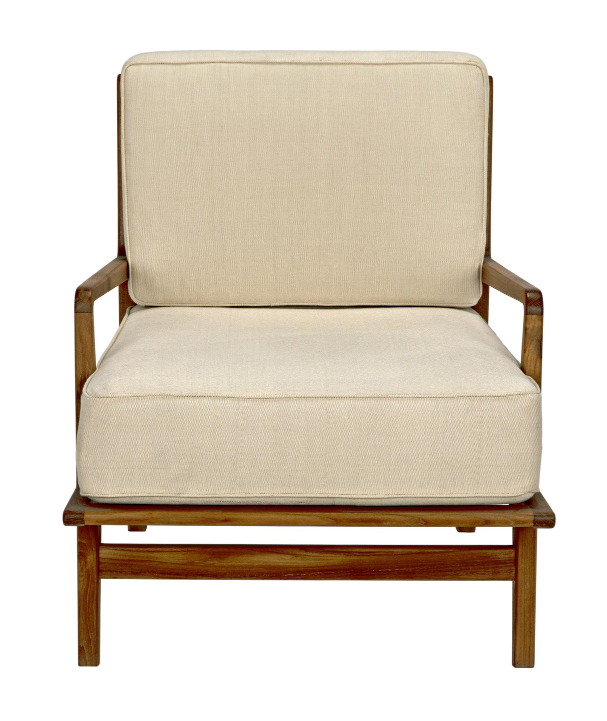 NOIR Allister Chair Teak and Rattan