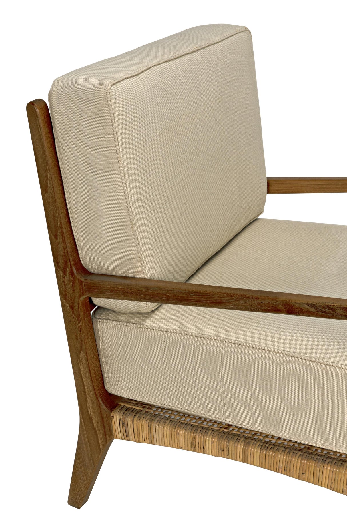 NOIR Allister Chair Teak and Rattan