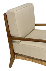 NOIR Allister Chair Teak and Rattan