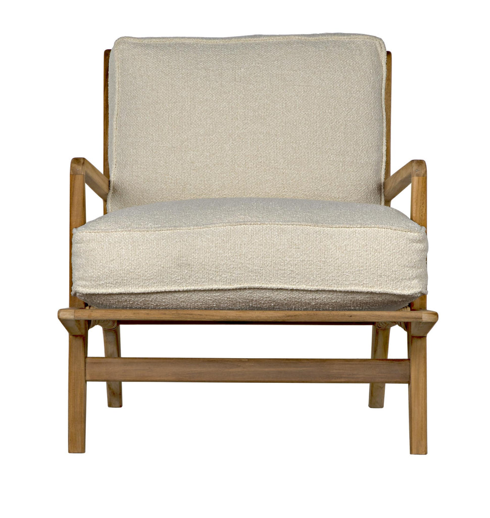 NOIR Allister Chair White US Made Cushions