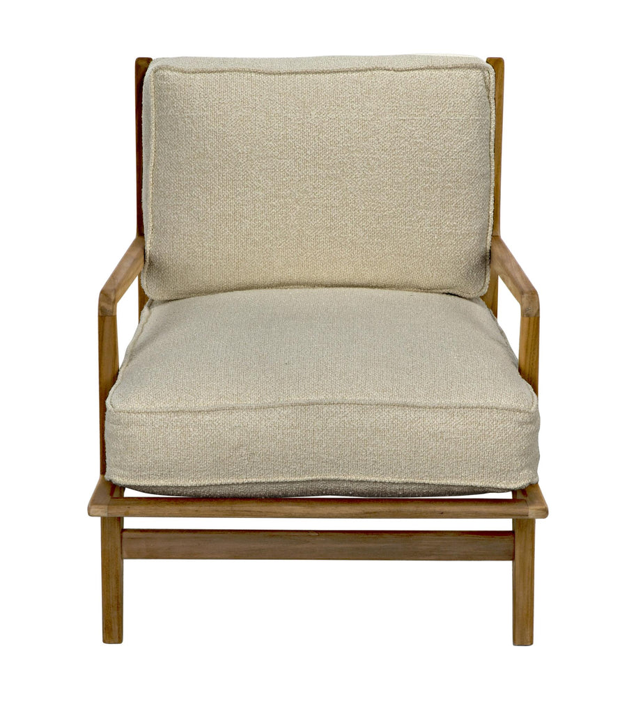 NOIR Allister Chair White US Made Cushions