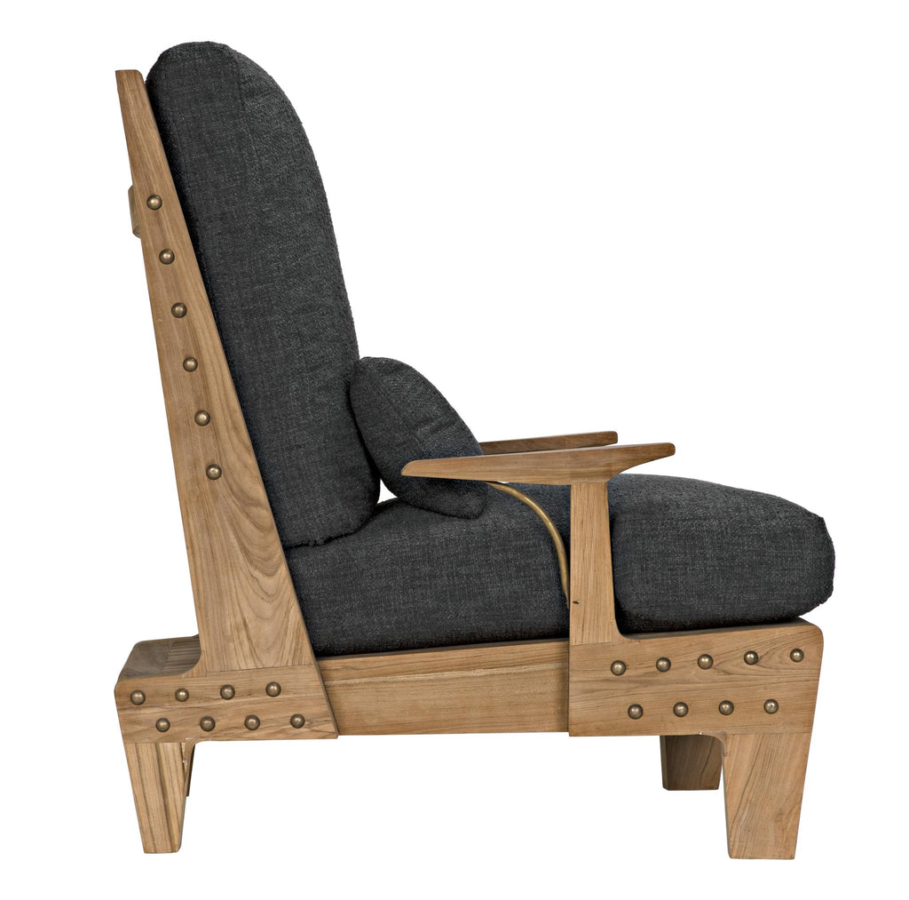 NOIR Baruzzi Chair Teak w/US Made Cushions