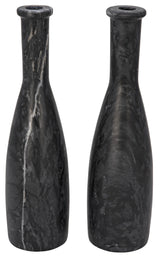 NOIR Moris Decorative Candle Holder Set of 2 Black