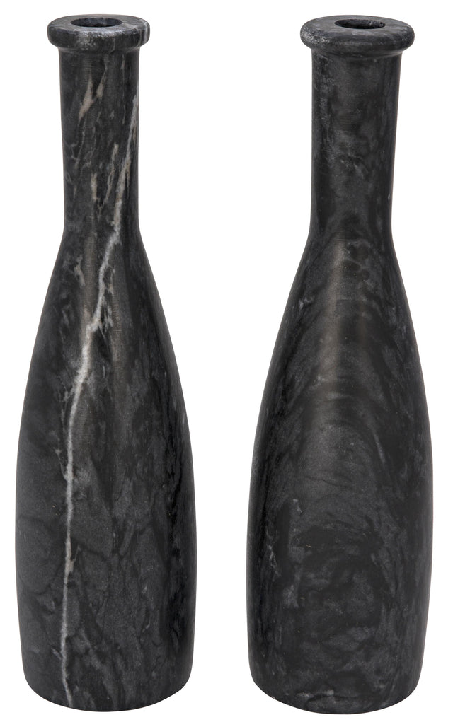 NOIR Moris Decorative Candle Holder Set of 2 Black