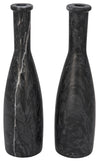 Noir Moris Decorative Candle Holder Set Of 2 Black