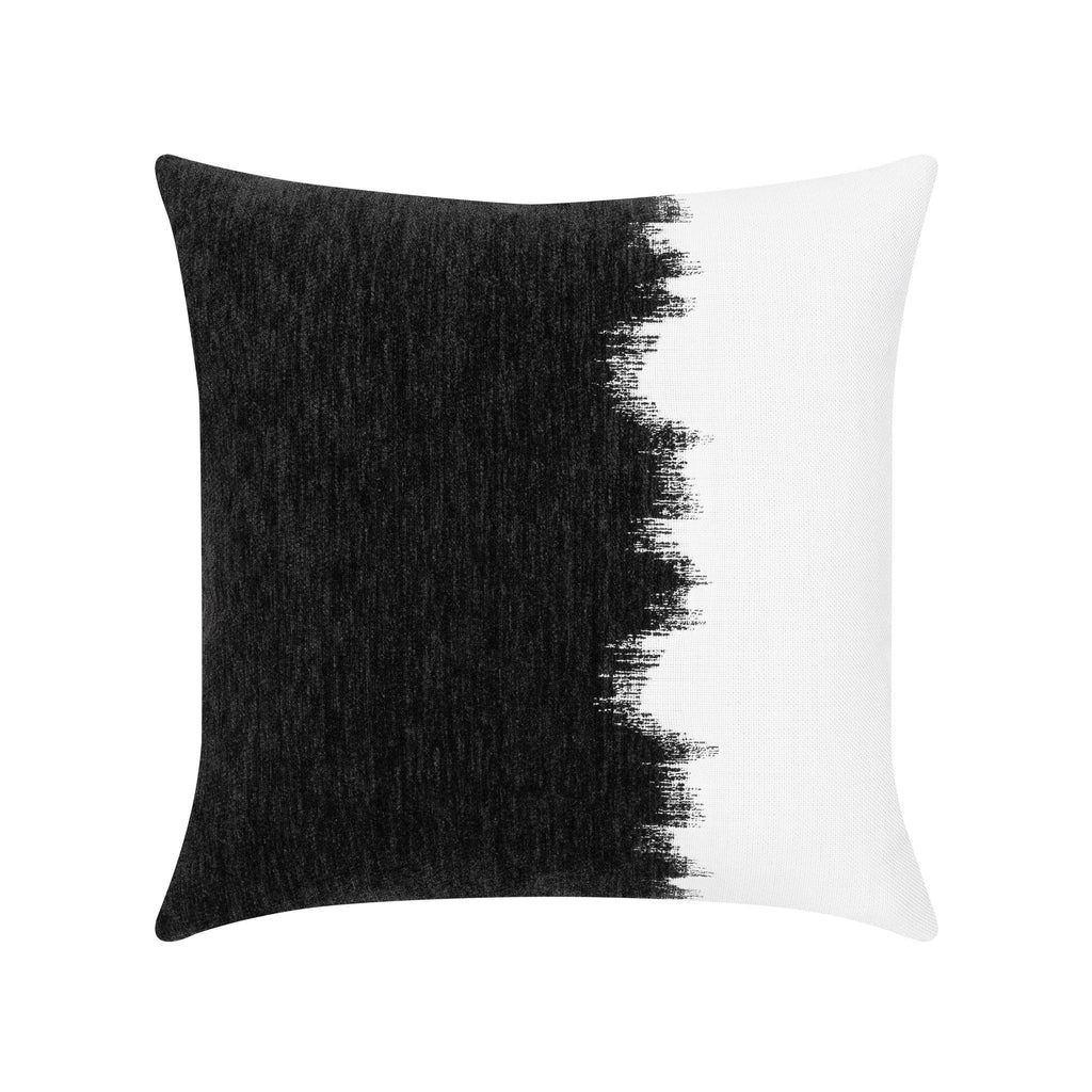 Elaine Smith Transition Charcoal Black Pillow