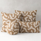 Elaine Smith Fascination Caramel Brown 20"x20" Decorative Pillow
