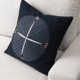 Elaine Smith Direction Indigo Deep Blue 20"x20" Decorative Pillow