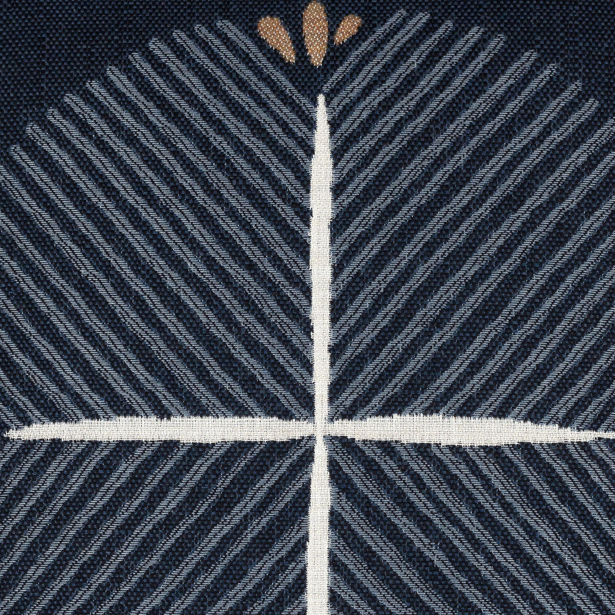 Elaine Smith Direction Indigo Deep Blue 20"x20" Decorative Pillow