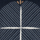 Elaine Smith Direction Indigo Deep Blue 20"x20" Decorative Pillow