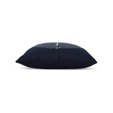 Elaine Smith Direction Indigo Deep Blue 20"x20" Decorative Pillow